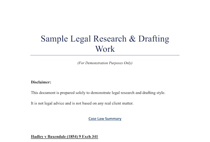 provide legal research and drafting support